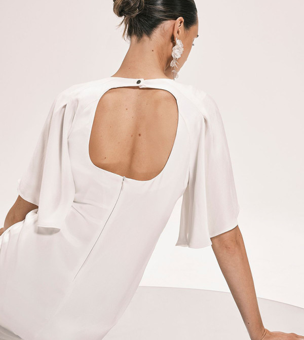 Karen Millen Maxi Dresses - White Maxi Dresses