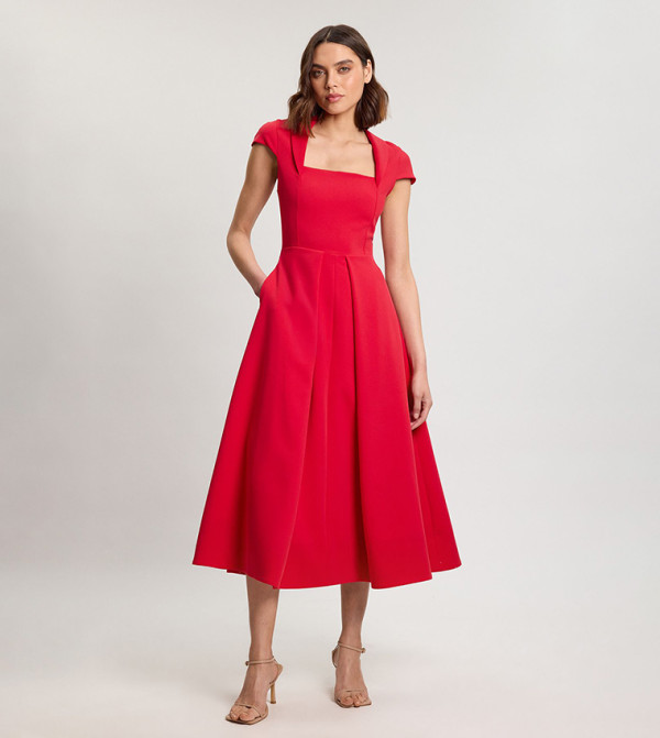 كارن ميلين كارن ميلين - أحمر Midi Dresses