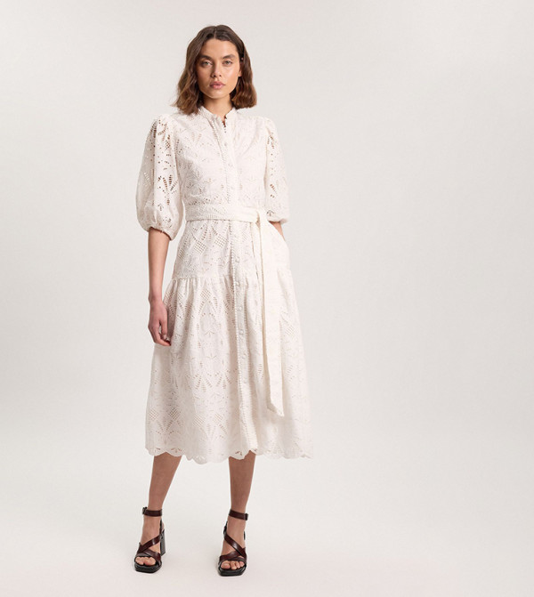 Karen Millen  - Ivory Shirt & T-Shirt Dresses