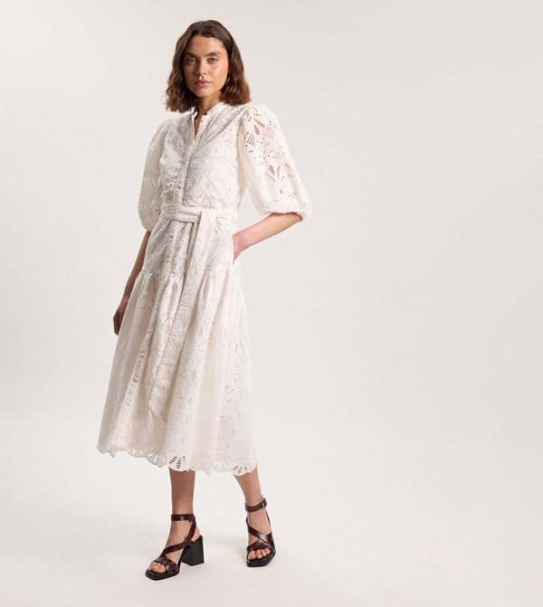 Karen Millen  - Ivory Shirt & T-Shirt Dresses