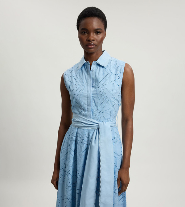 كارن ميلين  فساتين كاجوال - أزرق Shirt & T-Shirt Dresses