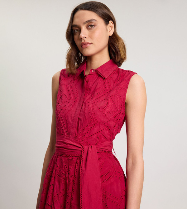 كارن ميلين  فساتين تيشيرت - أحمر Shirt & T-Shirt Dresses