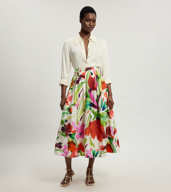 Karen Millen - Pink Midi Skirts