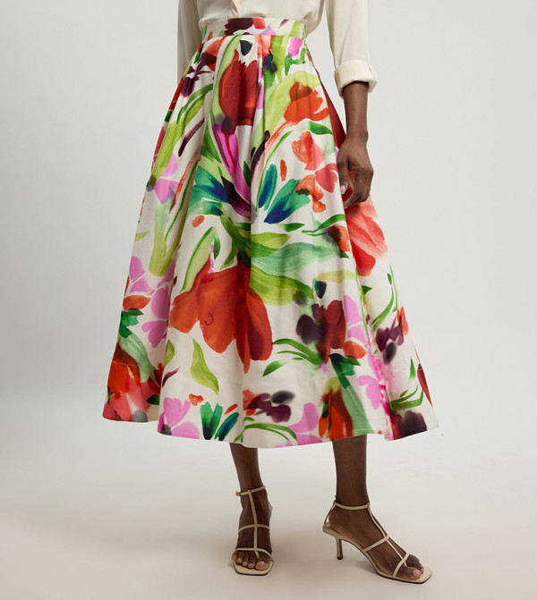 Karen Millen - Pink Midi Skirts