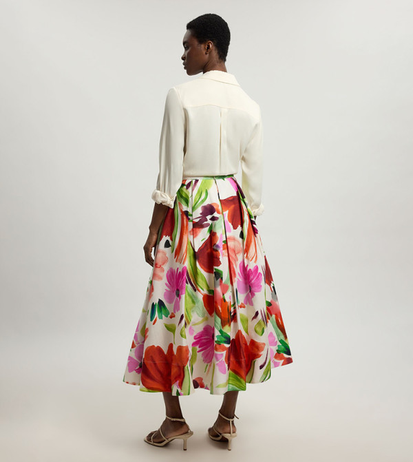 Karen Millen - Pink Midi Skirts