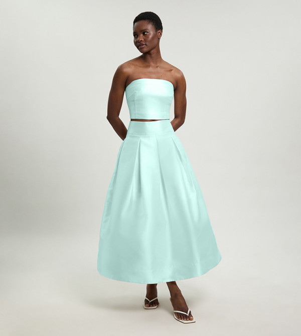 كارن ميلين  satin-going-out - أخضر Cropped Tops