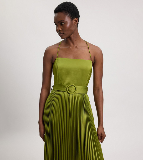 Karen Millen  Clothing - Khaki Midi Dresses