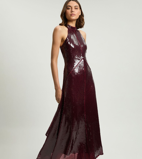 Karen Millen Karen Millen - Burgundy Maxi Dresses
