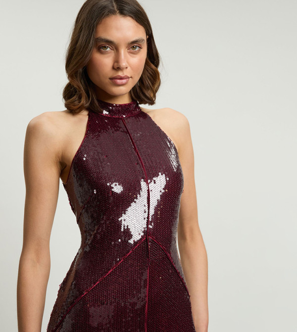 Karen Millen Karen Millen - Burgundy Maxi Dresses