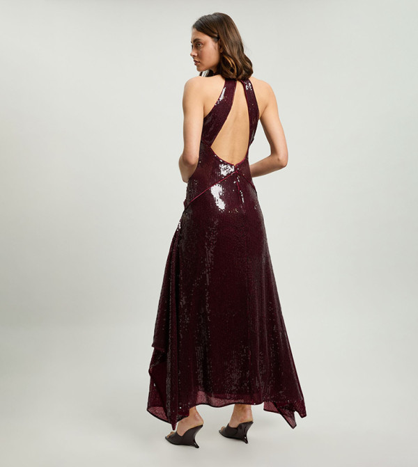 Karen Millen Karen Millen - Burgundy Maxi Dresses