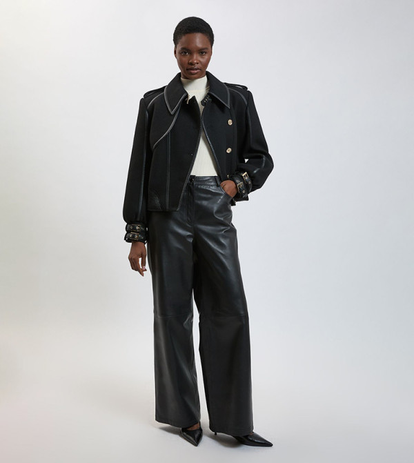 Karen Millen  Overcoats - BLACK Overcoats