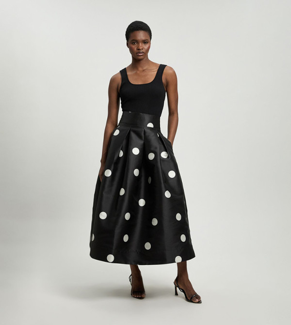 كارن ميلين  تنانير ميدي - أسود Midi Skirts