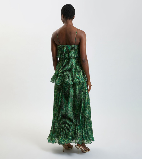 Karen Millen  peplum-play - Green Maxi Dresses