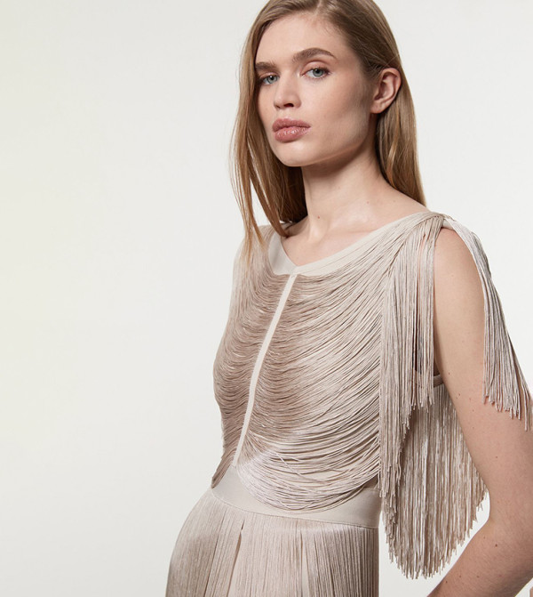 Karen Millen Clothing - Silver Mini Dresses