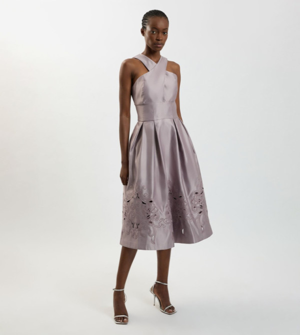 Karen Millen  Midi Dresses - Beige Midi Dresses