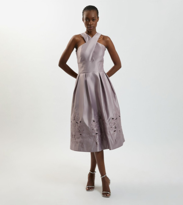 Karen Millen  Midi Dresses - Beige Midi Dresses