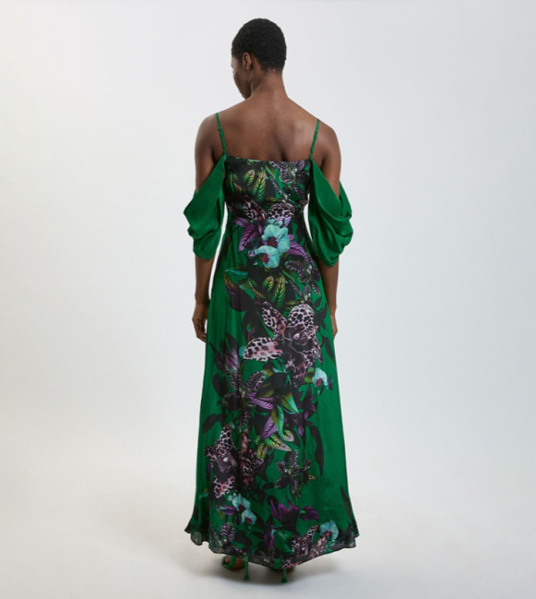 كارن ميلين  modest-dressing - أخضر Maxi Dresses