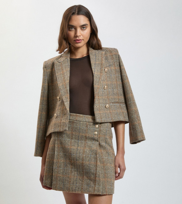 Karen Millen  Mini Skirts - Brown Mini Skirts