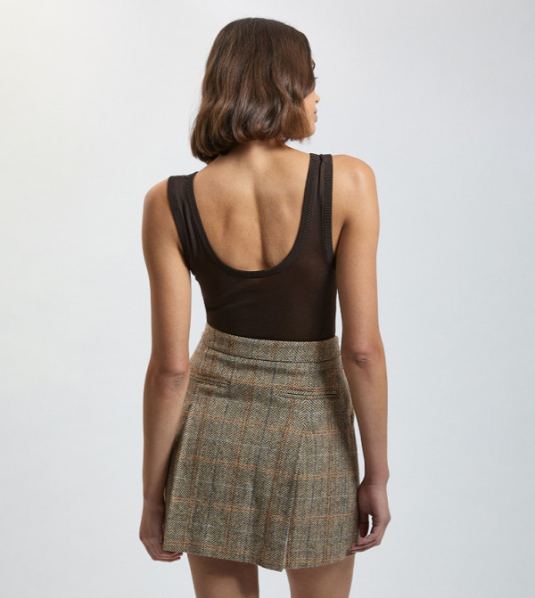Karen Millen  Mini Skirts - Brown Mini Skirts