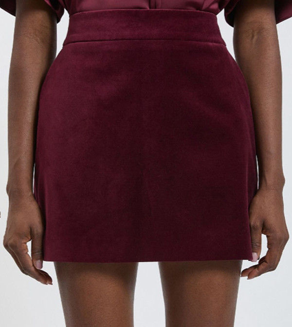 كارن ميلين  تنانير قصيرة - بورغندي Mini Skirts