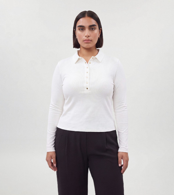 Karen Millen T-Shirts & Shirts - White T-Shirts & Shirts