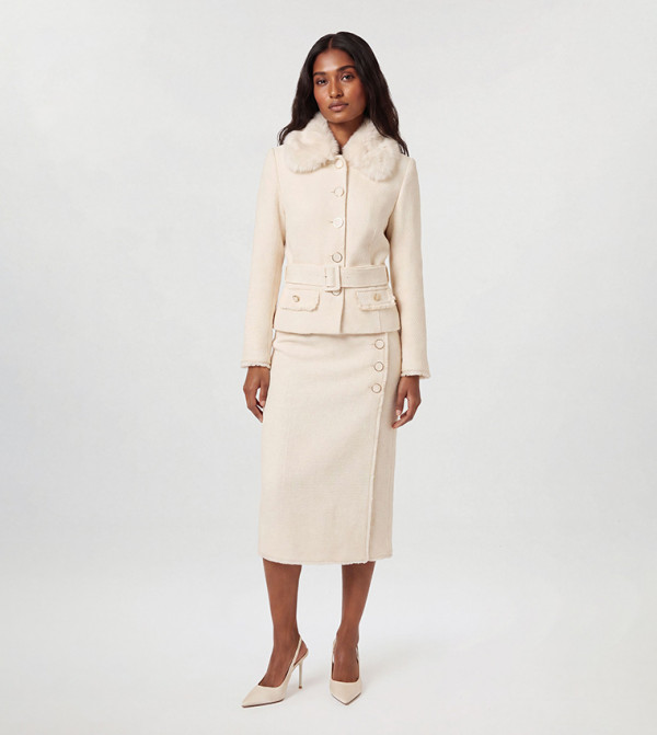 Karen Millen Karen Millen - Cream Casual Jackets