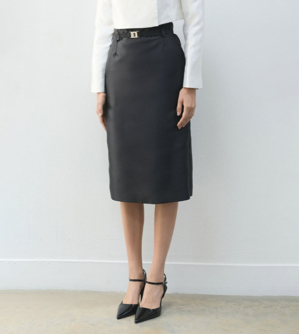 Karen Millen  Midi Skirts - BLACK Midi Skirts
