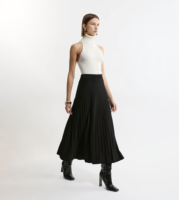 Karen Millen  Midi Skirts - BLACK Midi Skirts