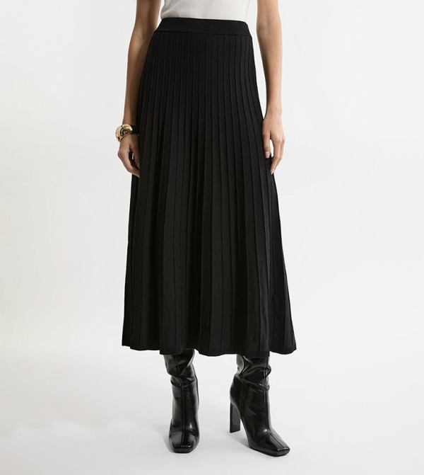 Karen Millen  Midi Skirts - BLACK Midi Skirts