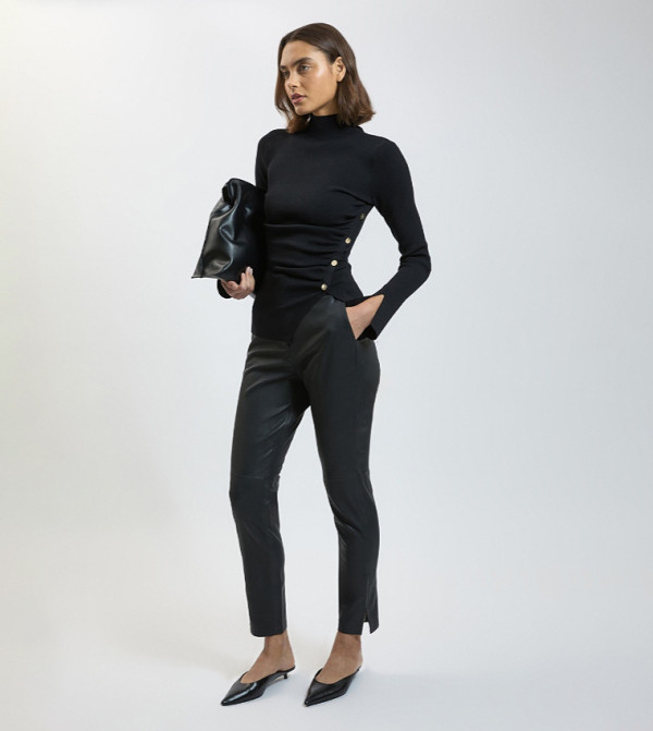 كارن ميلين  سترات و كارديغانات - أسود Turtle neck Sweaters