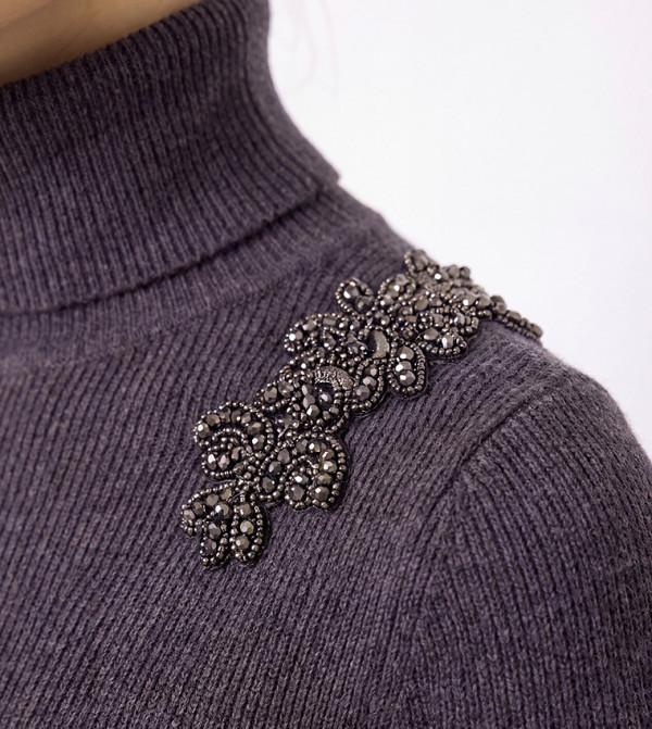 كارن ميلين  سترات و كارديغانات - رمادي Turtle neck Sweaters