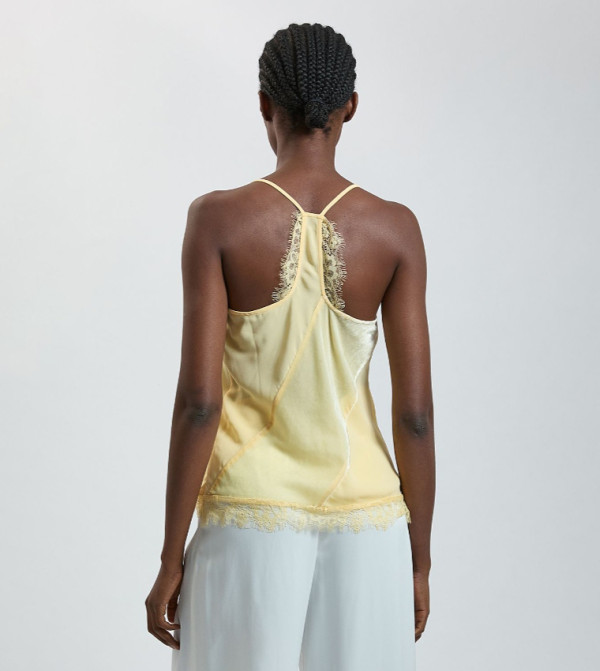 Karen Millen  Sleeveless Tops - Beige Sleeveless Tops