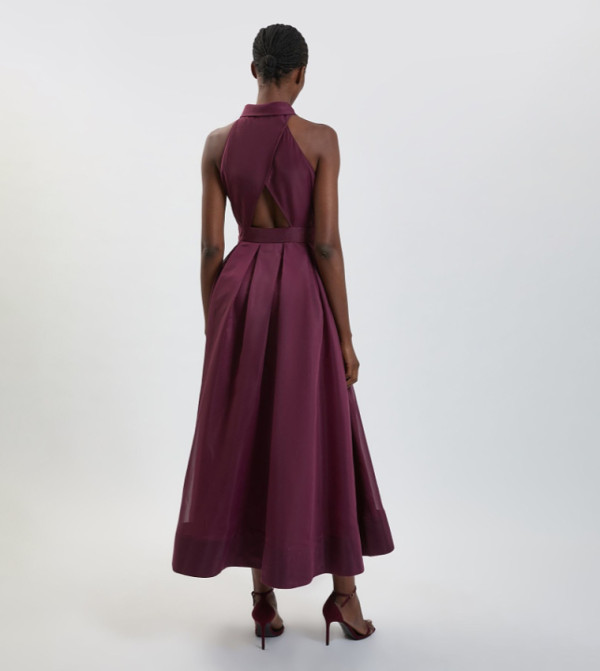 كارن ميلين  modest-dressing - بنفسجي  Maxi Dresses
