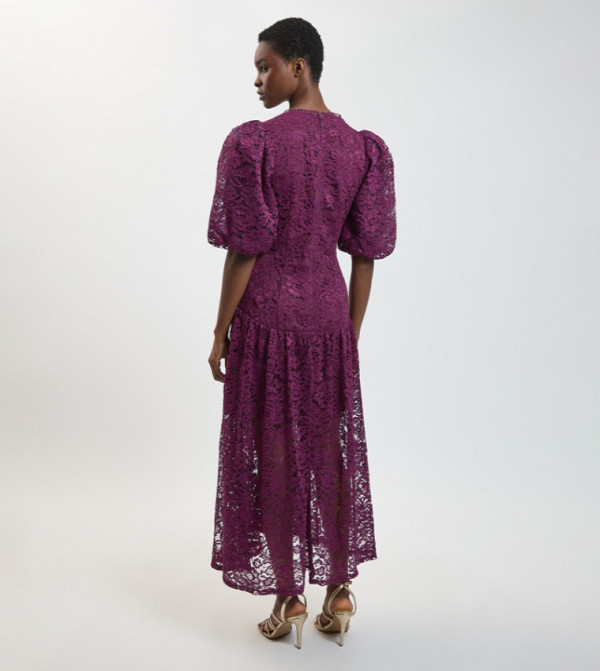 كارن ميلين dark-romantic - بنفسجي Midi Dresses
