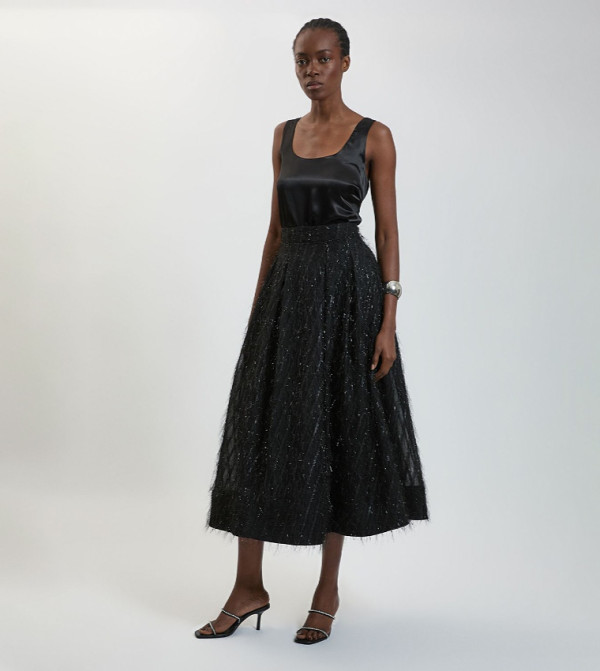 Karen Millen Skirts - BLACK Midi Skirts