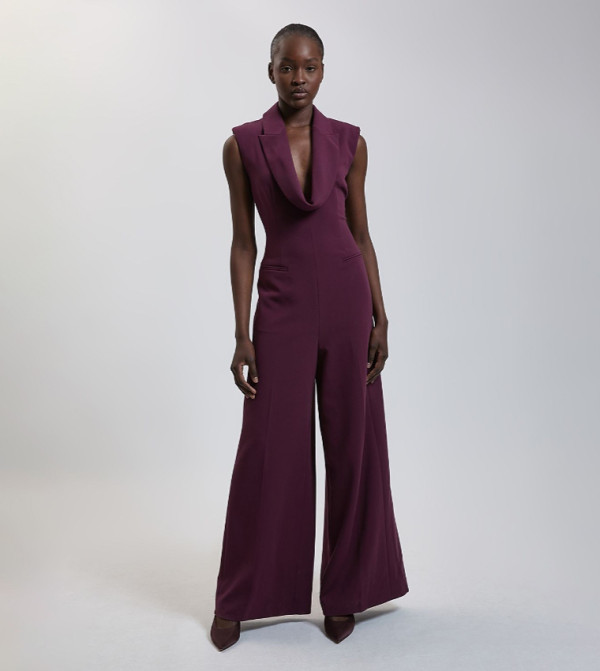 Karen Millen  Jumpsuits - Wine Jumpsuits