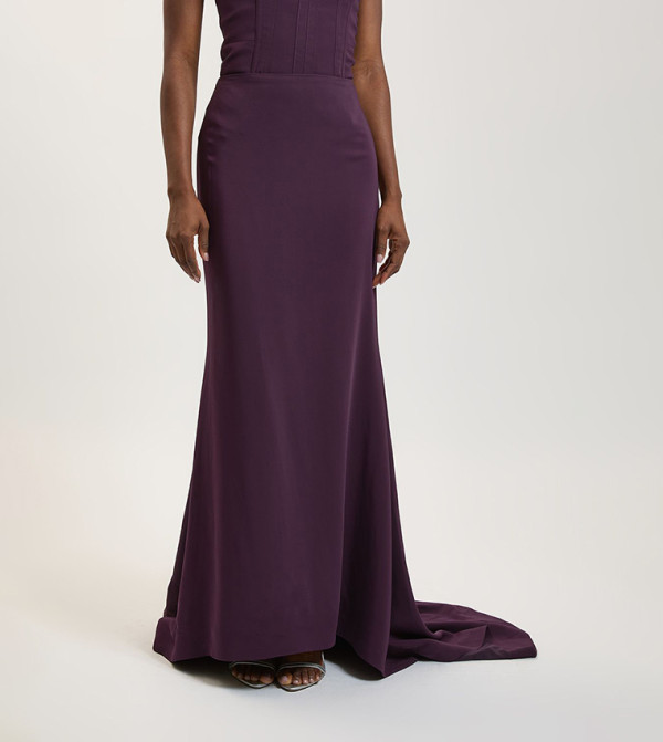 كارن ميلين  تنانير طويلة - بنفسجي  Maxi Skirts
