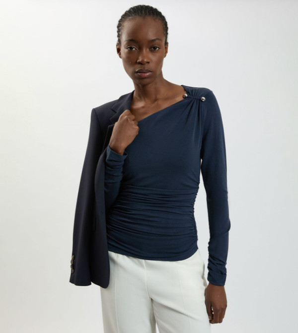 Karen Millen  Casual Tops - Navy Casual Tops