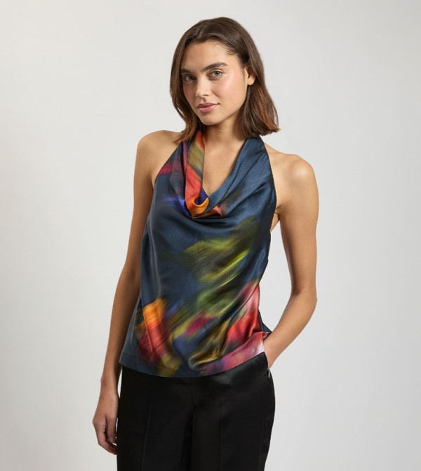 Karen Millen  Sleeveless Tops - Multi Sleeveless Tops