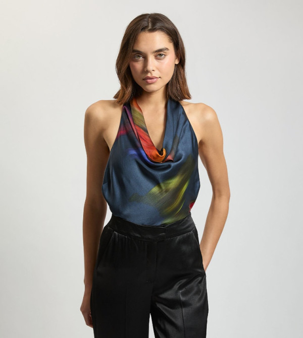 Karen Millen  Sleeveless Tops - Multi Sleeveless Tops