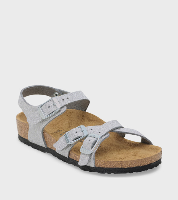 Birkenstock Sandals - Silver Casual Sandals