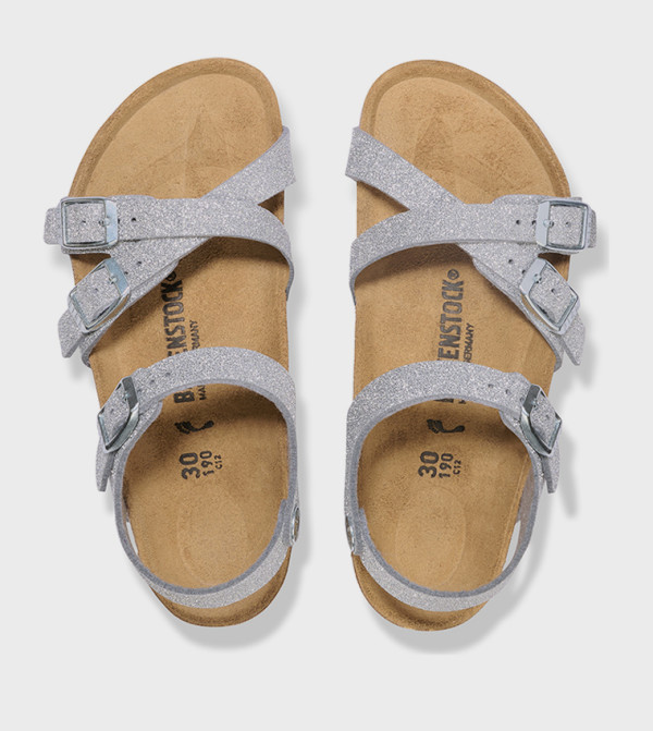 Birkenstock Sandals - Silver Casual Sandals