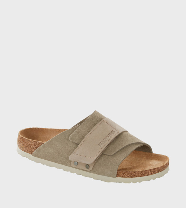 بيركنستوك  suede-edit - بني  Flat Sandals