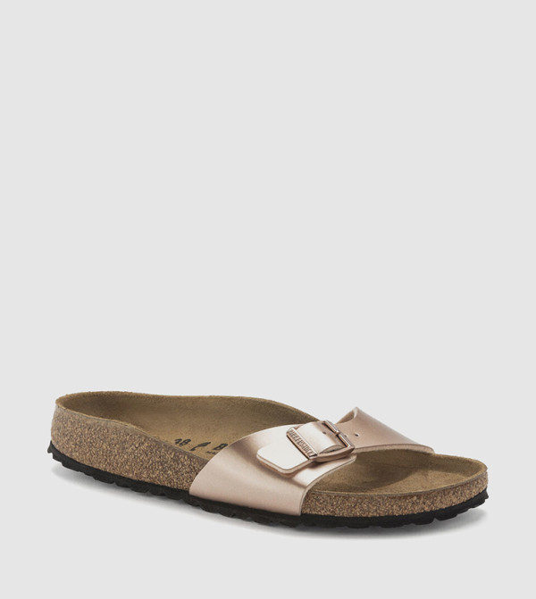 Birkenstock - Gold Flat Sandals