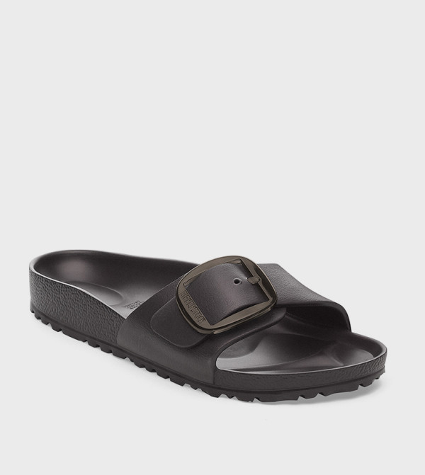 بيركنستوك  أحذية - أسود Flat Sandals