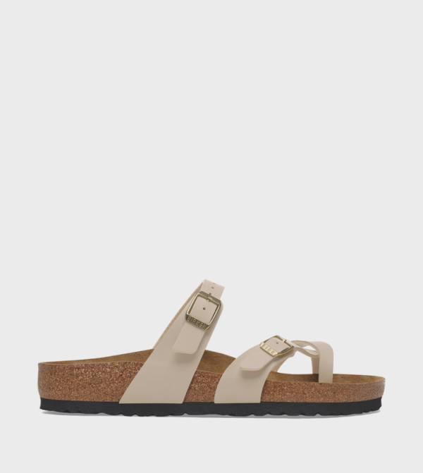 Birkenstock  - Beige Flat Sandals