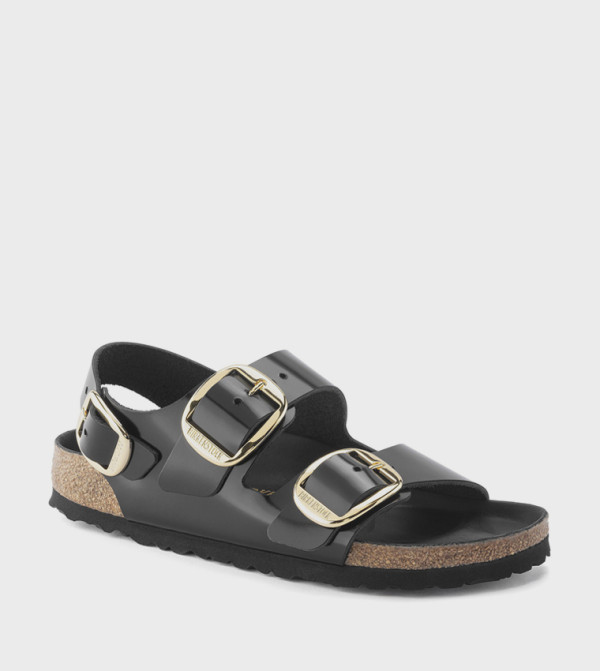 Birkenstock Flat Sandals - Black Flat Sandals