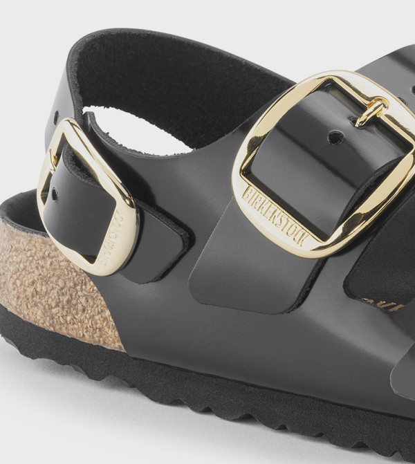 Birkenstock Flat Sandals - Black Flat Sandals