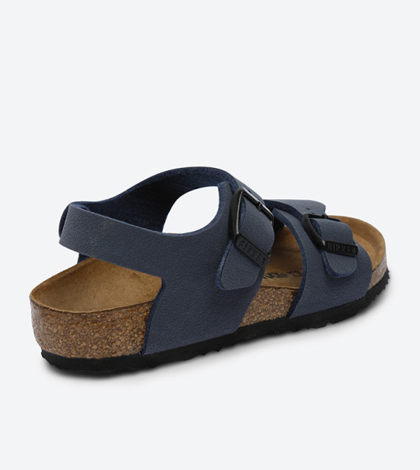 Birkenstock  Traditional Sandals - Navy Flat Sandals