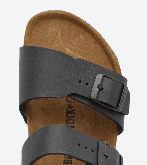 Birkenstock  Traditional Sandals - Black Flat Sandals
